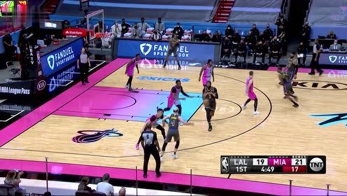 【2021年04月09日 湖人vs热火集锦】灵光乍现神奇助攻 庄神撕裂防线助攻卡鲁索