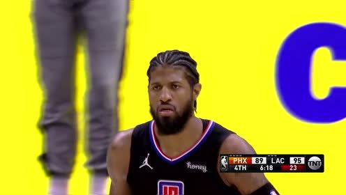 【2021年04月09日 太阳vs快船集锦】中距离都拿捏得死死的 保罗和乔治对飙中投