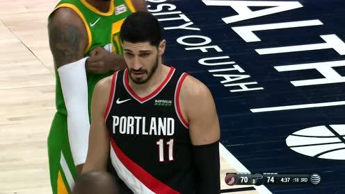 【2021年04月09日】开拓者vs爵士第3节英文原声回放