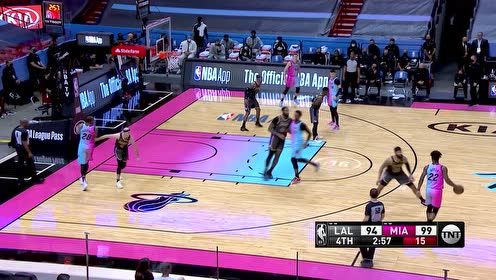 【2021年04月09日 湖人vs热火集锦】张弓引箭百步穿杨 邓罗极限三分杀人诛心