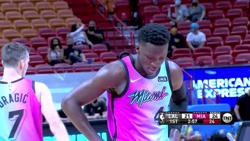 【2021年04月09日 湖人vs热火集锦】惊出一身冷汗 庄神轮换时间径直返回更衣室