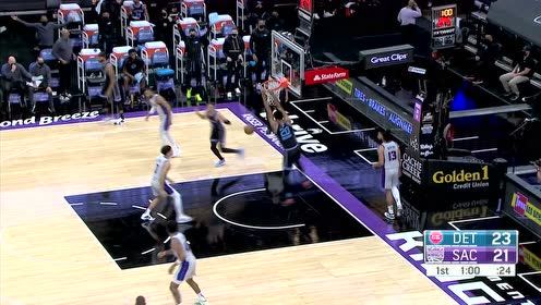 【2021年04月09日 活塞vs国王集锦】隐秘动作小手一抖 哈利伯顿助飞怀特塞德