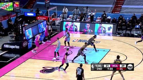 【2021年04月09日 湖人vs热火集锦】熟悉的配方原来的味道 施罗德助飞哈雷尔飞天暴扣