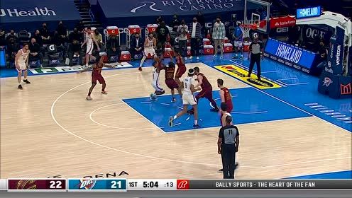 【2021年04月09日 骑士vs雷霆集锦】一顿操作猛如虎 马勒东奉献尴尬五大囧