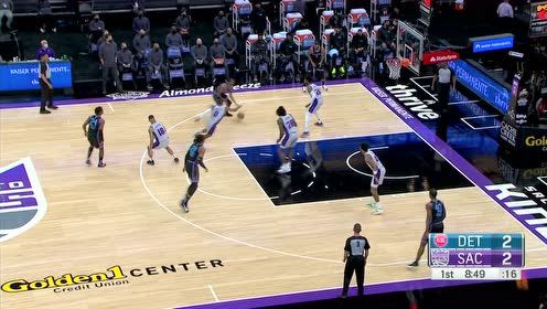 【2021年04月09日 活塞vs国王集锦】整体速率快到你跟不上 小狐狸福克斯突分霍尔姆斯 轻松吃饼