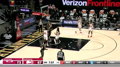 【2021年04月10日 公牛vs老鹰集锦】公牛108-120老鹰 拉文空砍50分特雷杨42+8+9率队逆转