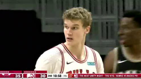 【2021年04月10日】公牛vs老鹰第2节中文解说回放