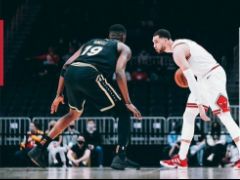 NBA常规赛：拉文半场39分，公牛以66-53暂时领先老鹰