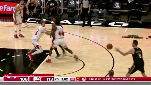 【2021年04月10日 公牛vs老鹰集锦】杀死比赛 加里纳利嗜血三分