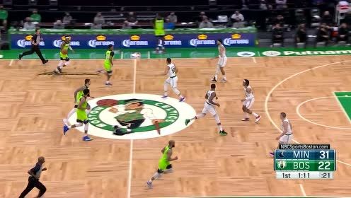 【2021年04月10日 森林狼vs凯尔特人集锦】一人激活队友 拉塞尔连续助攻埃尔南戈麦斯连得5分