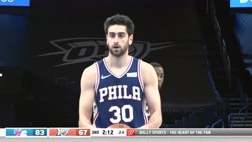 【2021年04月11日】费城vs雷霆第3节英文原声回放