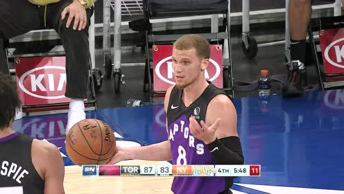 【2021年04月12日】猛龙vs尼克斯第4节英文解说回放