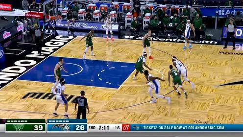 【2021年04月12日 雄鹿vs魔术集锦】能里能外太全面 班巴手起刀落三分命中