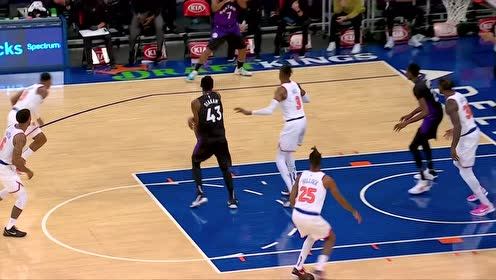 【2021年04月12日 猛龙vs尼克斯集锦】穿越两人妙传连线 西亚卡姆连线洛瑞底角三分甩狙
