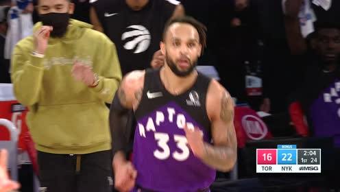 【2021年04月12日 猛龙vs尼克斯集锦】猛龙vs尼克斯精华回放 尼克斯末节顶住压力险胜猛龙