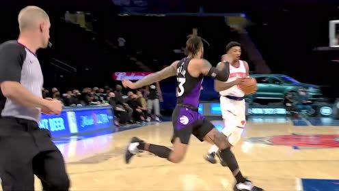 【2021年04月12日 猛龙vs尼克斯集锦】二人转玩的贼溜 佩顿连线巴雷特快攻撕裂防线