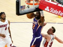 NBA精彩图片：太阳106-86战胜热火