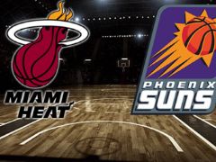 NBA常规赛：首节结束，太阳26-34落后热火