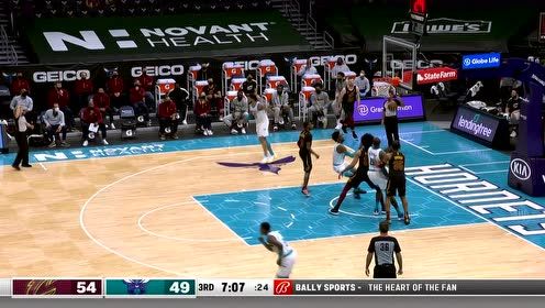 【2021年04月15日 骑士vs黄蜂集锦】外线架炮蓄势待发！布里奇斯火热三分接连轰筐