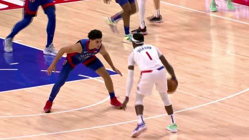 【2021年04月15日 快船vs活塞集锦】最后时刻完成准绝杀 雷吉杰克逊手刃旧主见血封喉