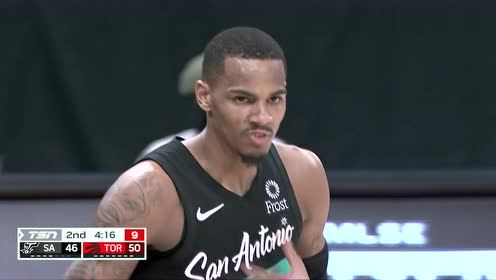 【2021年04月15日】马刺vs猛龙第2节中文解说回放