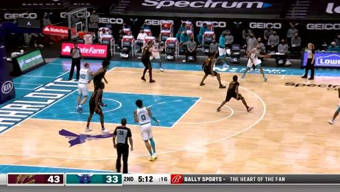 【2021年04月15日 骑士vs黄蜂集锦】自信学不来！罗齐尔火热手感三分线干拔命中