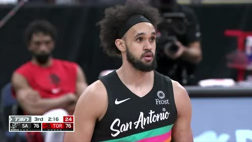 【2021年04月15日】马刺vs猛龙第3节英文解说回放