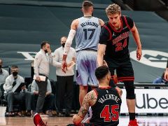 NBA常规赛：全场战罢，灰熊以126-115战胜公牛