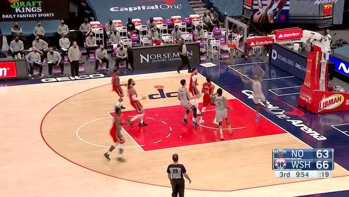 【2021年04月17日 鹈鹕vs奇才集锦】比尔单骑闯关直杀内线 滑翔劈扣势大力沉