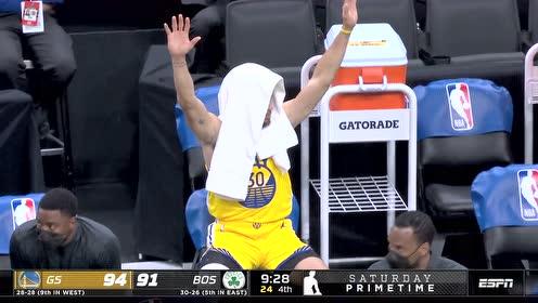 【2021年04月18日 勇士vs凯尔特人集锦】打上一剂强心针 普尔加速突破高打板打成2+1