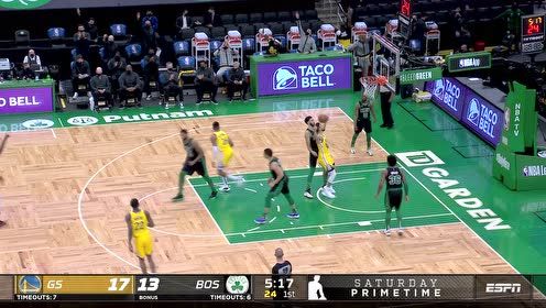 【2021年04月18日 勇士vs凯尔特人集锦】听说你们有人不防我 格林外线出手一箭穿心