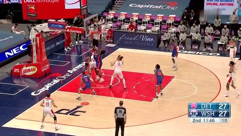 【2021年04月18日 活塞vs奇才集锦】就算摔倒也无惧 史密斯溜底线逆天拉杆