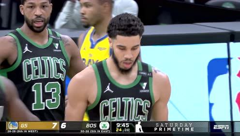 【2021年04月18日 勇士vs凯尔特人集锦】你有张良计我有过墙体 塔图姆主攻内线突破抛投打进得手