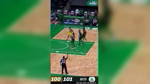 【2021年04月18日 勇士vs凯尔特人集锦】安德森掀翻技术台不惜受伤给库里救出三分机会 离场时客场球迷送出掌声