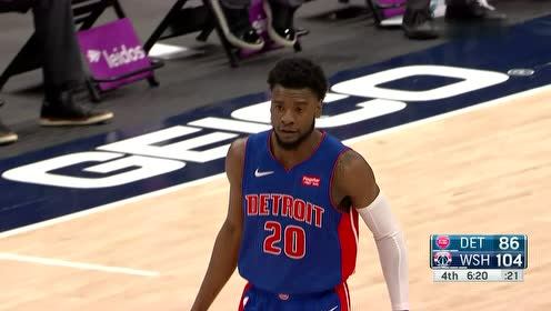 【2021年04月18日】活塞vs奇才第4节英文原声回放