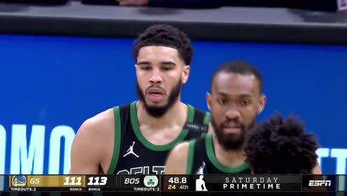 【2021年04月18日 勇士vs凯尔特人集锦】卢尼强势补篮 塔图姆不遑多让稳定军心