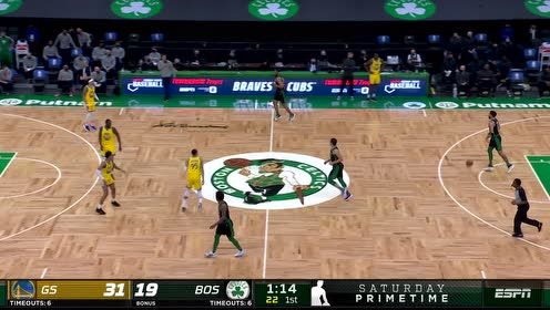 【2021年04月18日 勇士vs凯尔特人集锦】打的你没脾气 安德森假动作晃过防守大步上篮完成反击