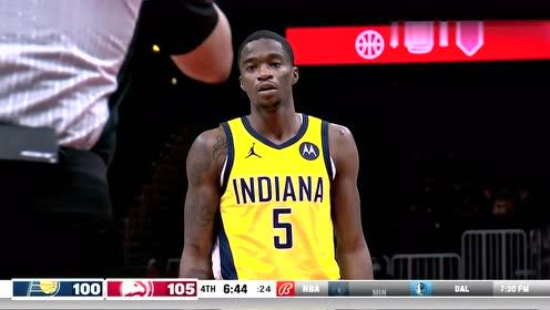 【2021年04月19日】步行者vs老鹰第4节 中文解说回放