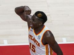 NBA精彩图片：老鹰129-117战胜步行者