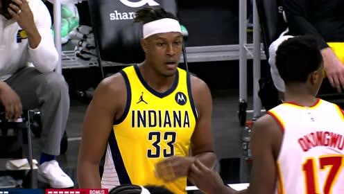 【2021年04月19日】步行者vs老鹰第1节 英文原声回放