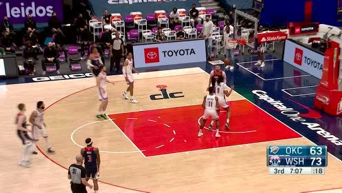 【2021年04月20日 雷霆vs奇才集锦】再现僵尸跳投 威斯布鲁克中投打板稳稳命中