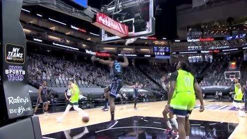 【2021年04月22日 森林狼vs国王集锦】平地起惊雷！梅图转身突破上演惊天隔扣