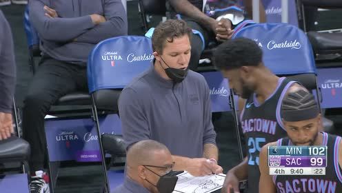 【2021年04月22日】森林狼vs国王第4节原声解说回放