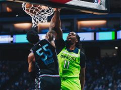 NBA精彩图片：国王128-125战胜森林狼