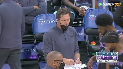 【2021年04月22日】森林狼vs国王第4节中文解说回放