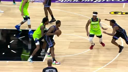 【2021年04月22日 森林狼vs国王集锦】天高任鸟飞 福克斯展翅翱翔双手炸筐