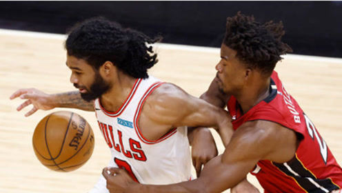 【2021年04月25日 公牛vs热火集锦】怀特vs热火集锦 轰31分突破凶残战斧