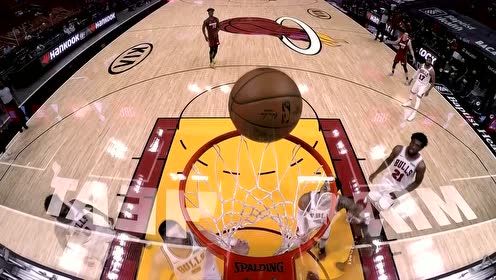 【2021年04月25日 公牛vs热火集锦】制霸攻防 阿德巴约一条龙相当强硬