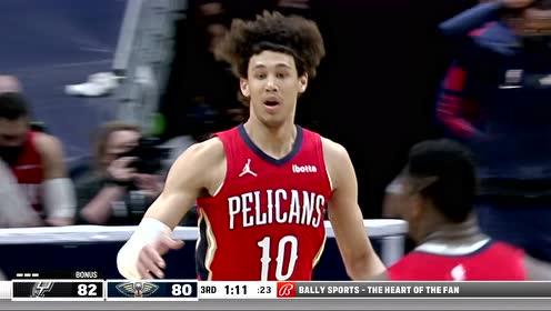 【2021年04月25日】马刺vs鹈鹕第3节中文解说回放