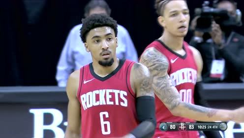 【2021年04月28日 森林狼vs火箭集锦】暴力进攻轰炸防线 马丁连续冲击暴扣震慑全场